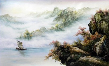 Shanshui Chinesische Landschaft Werke - Segeln im Herbst chinesische Landschaft